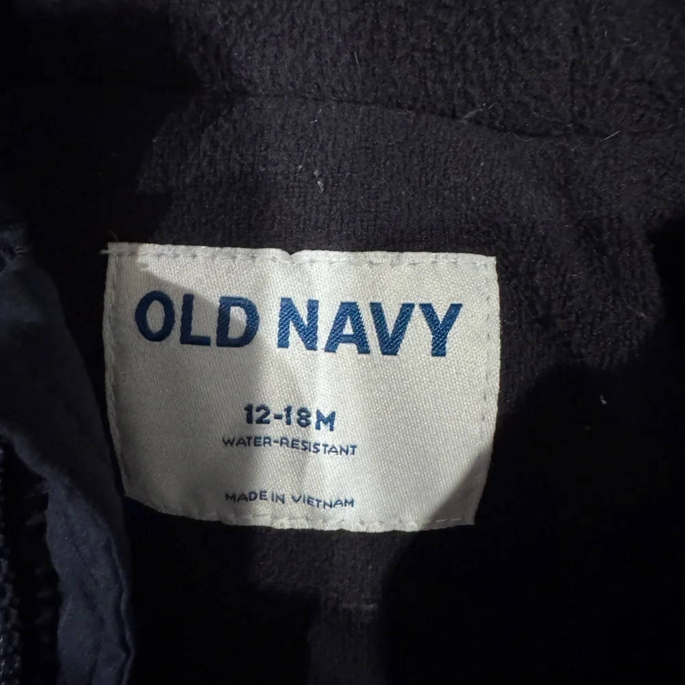 Old Navy Navy Blue Kids Puffer Jacket